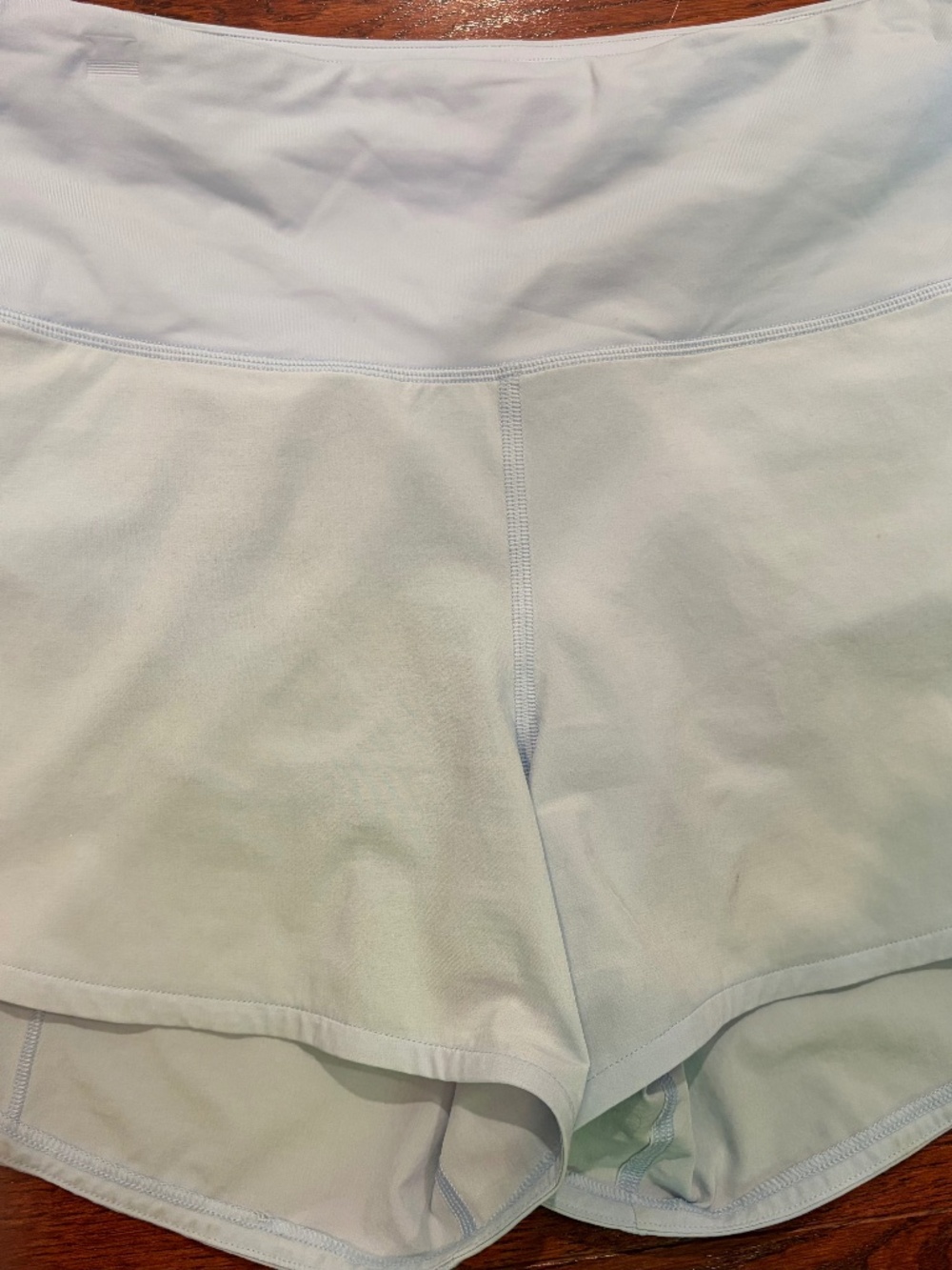 Lululemon Speed Up Mid-Rise Lined Short 4" Windmill Light Blue Size 6